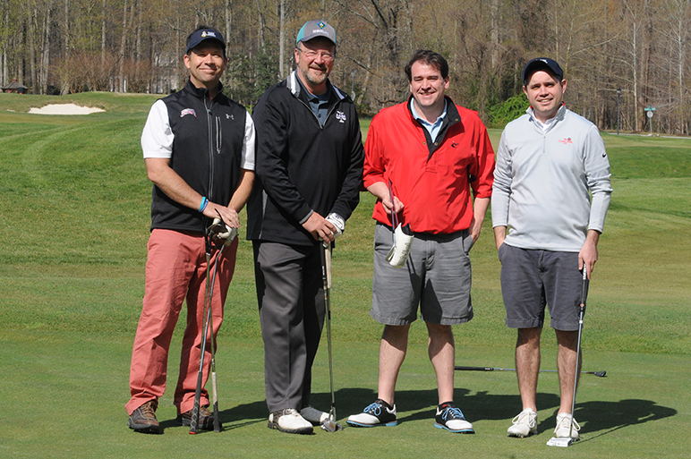 Steven Wrobel at golf event